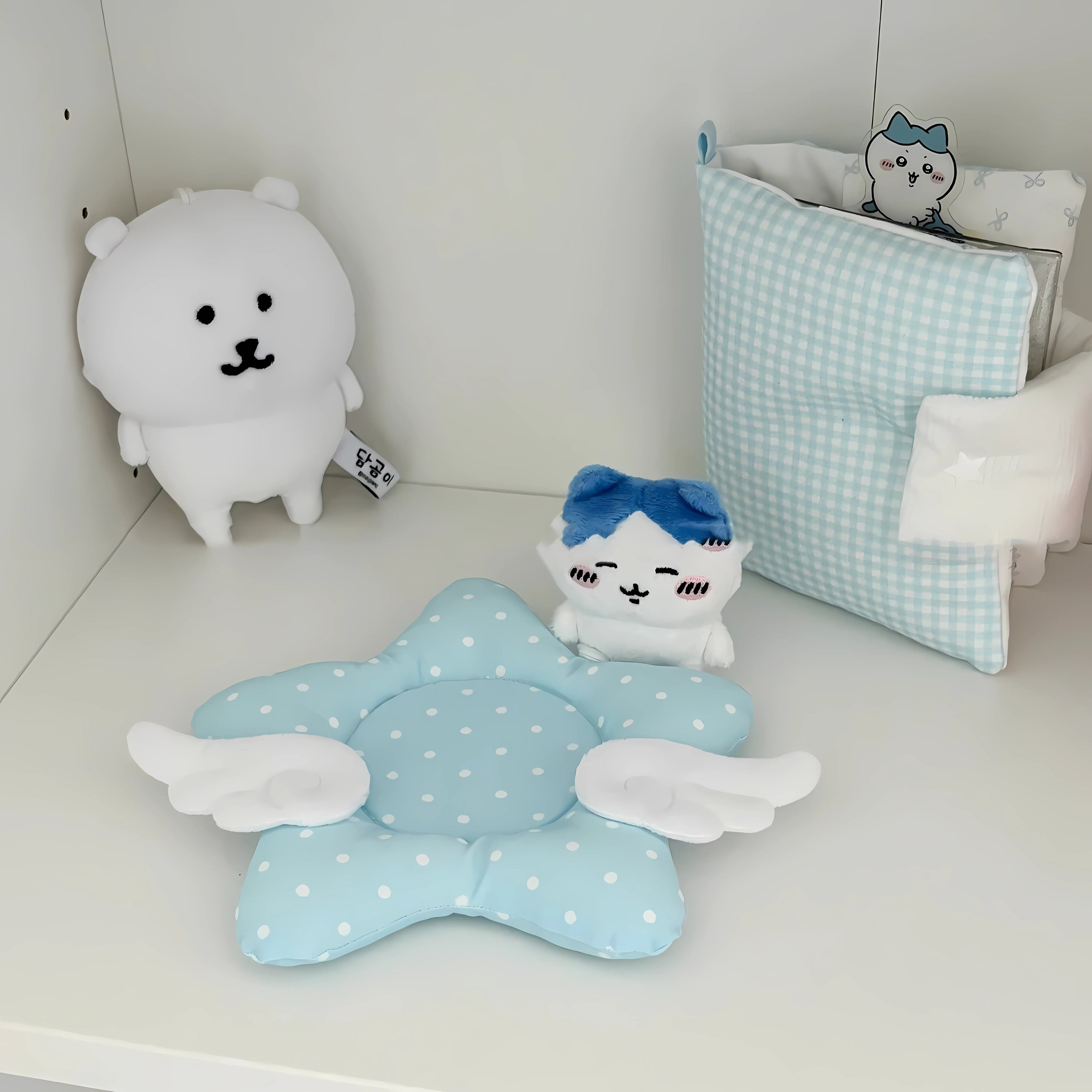 Pastel Star Wing Coaster Blue