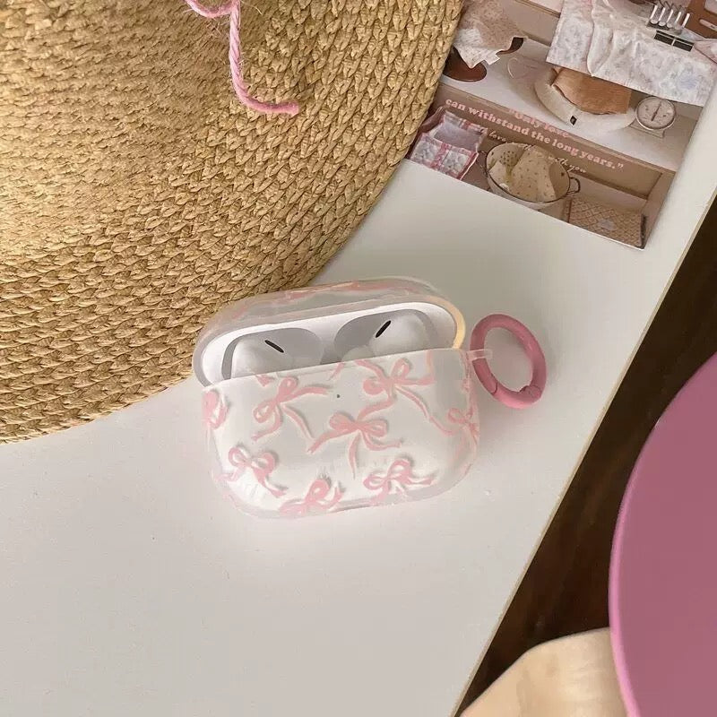 Pink Bow AirPods Case