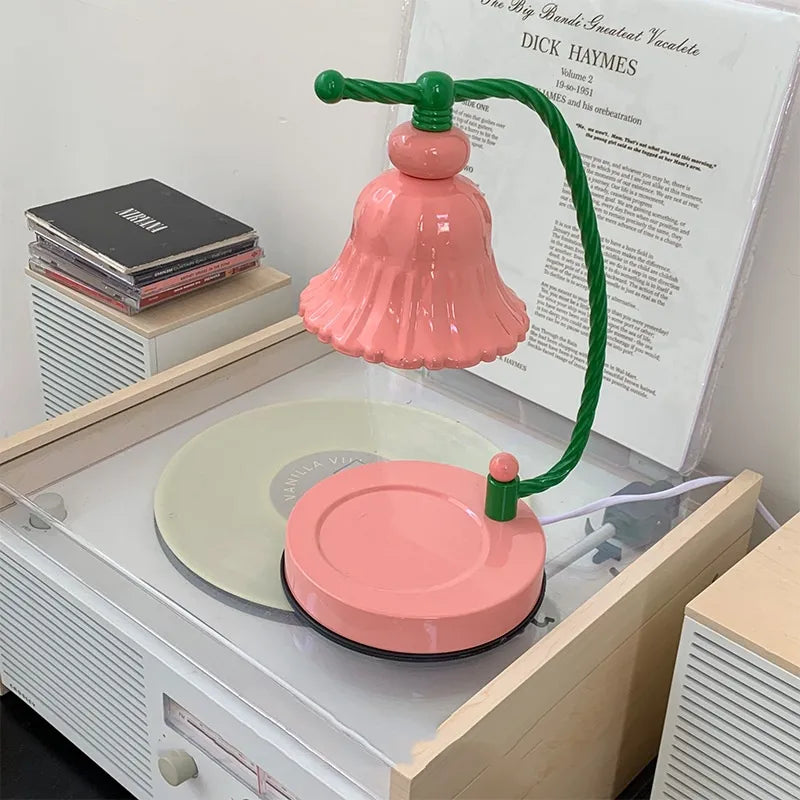 Pink Flower Candle Warmer Lamp