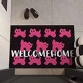 Pink Cat Entryway Rug