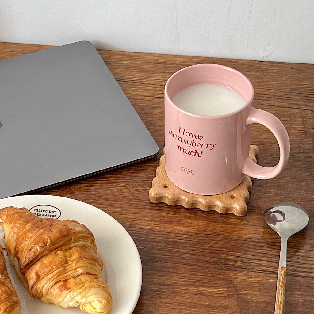 Pink Strawberry Coffee Mug