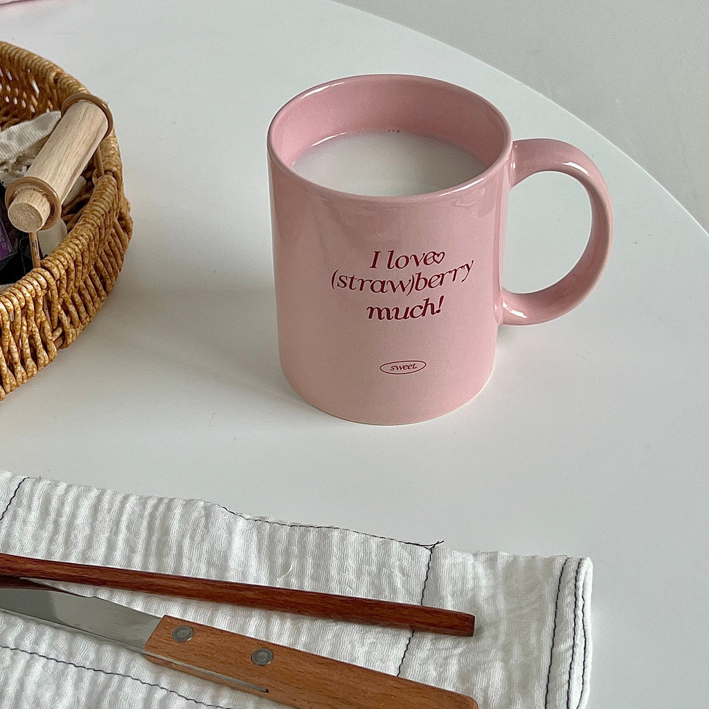 Pink Strawberry Coffee Mug