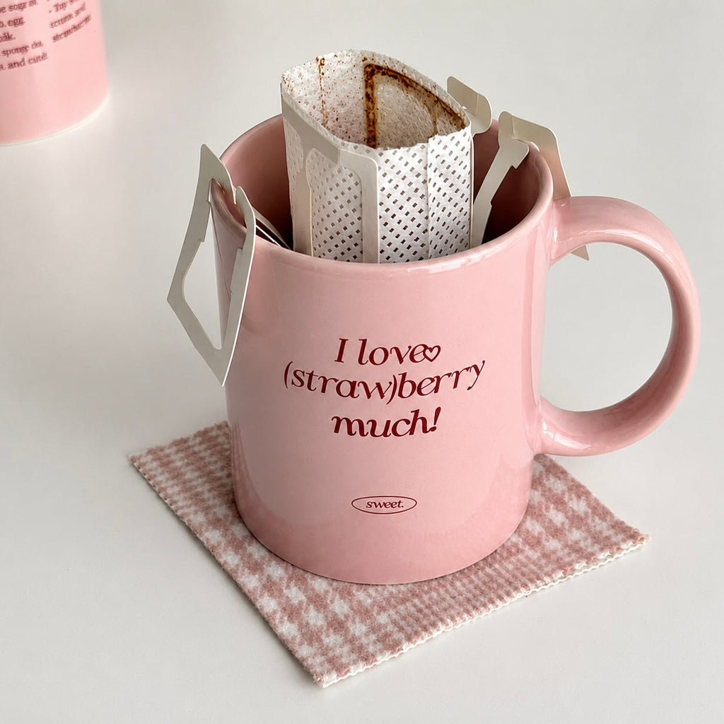 Pink Strawberry Coffee Mug