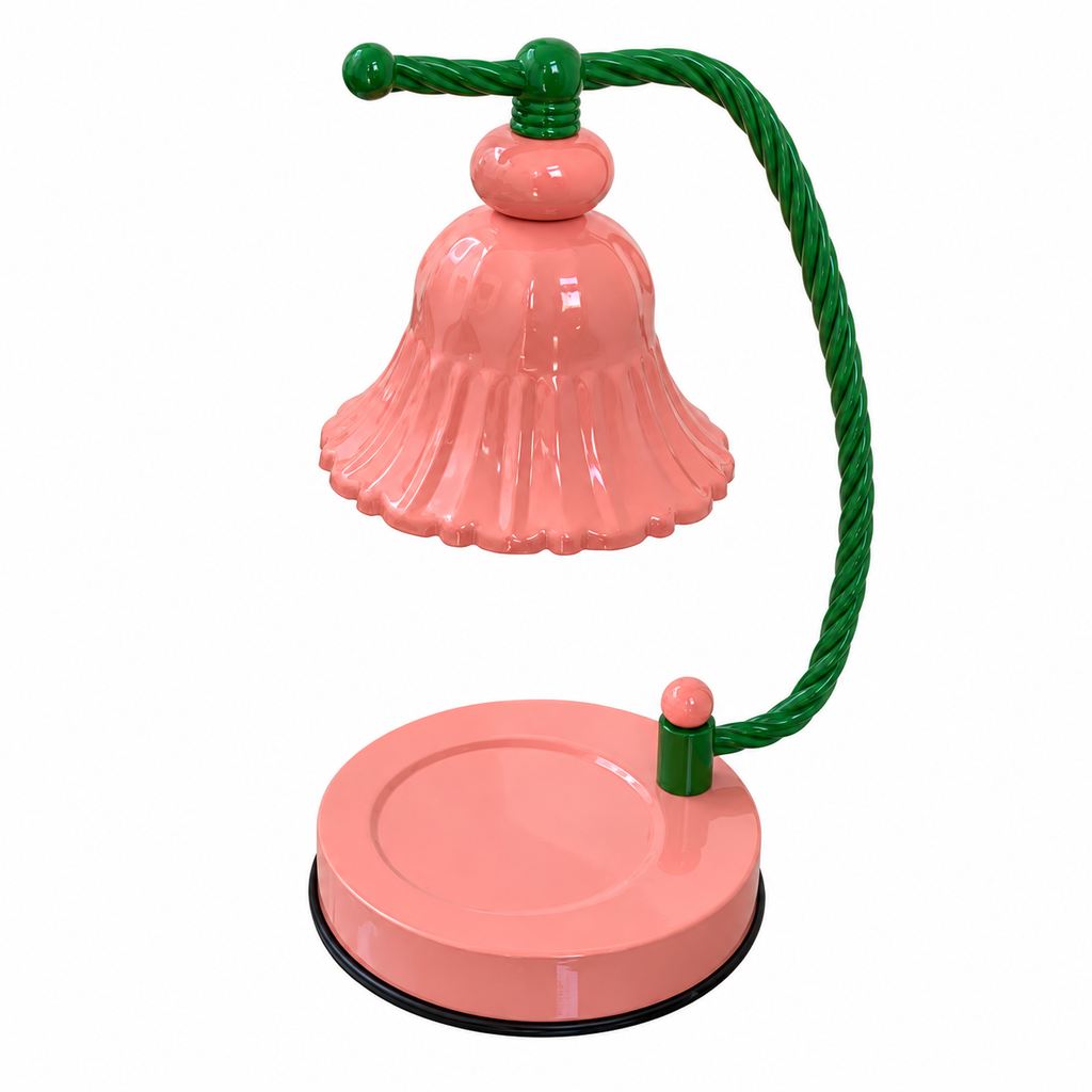 Pink Flower Candle Warmer Lamp