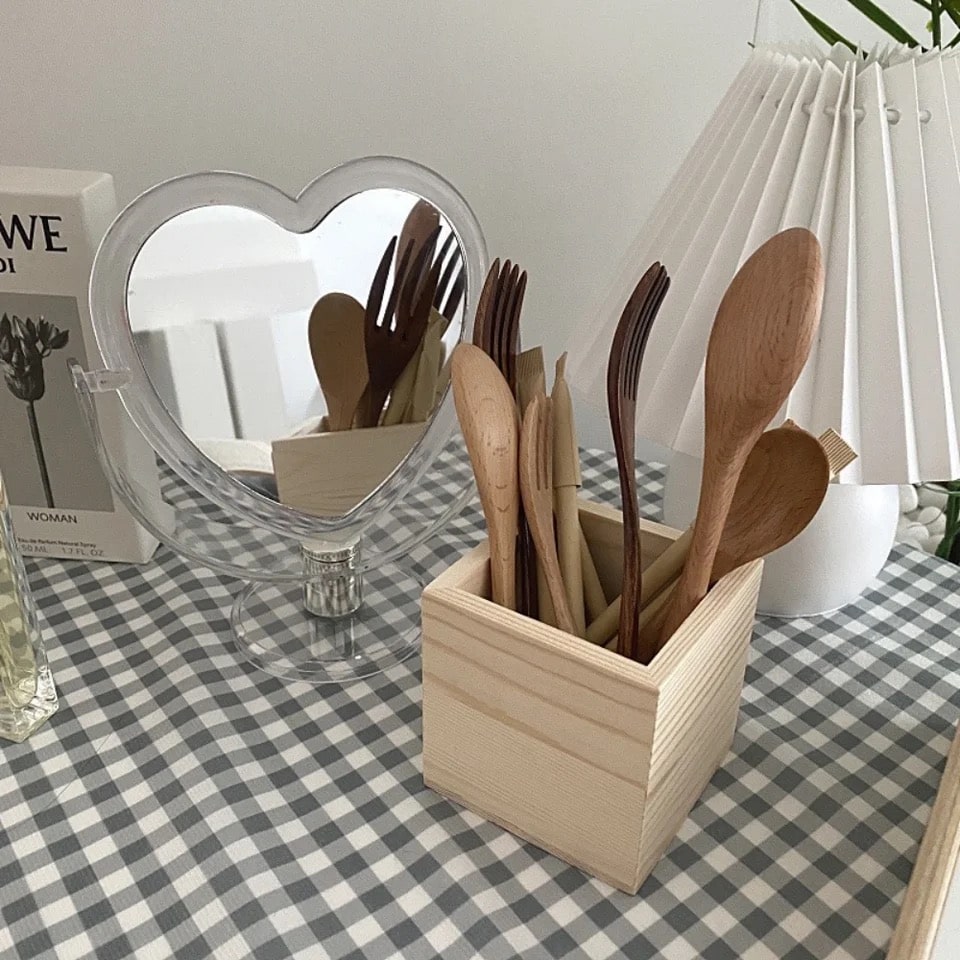 Double Sided Heart Mirror