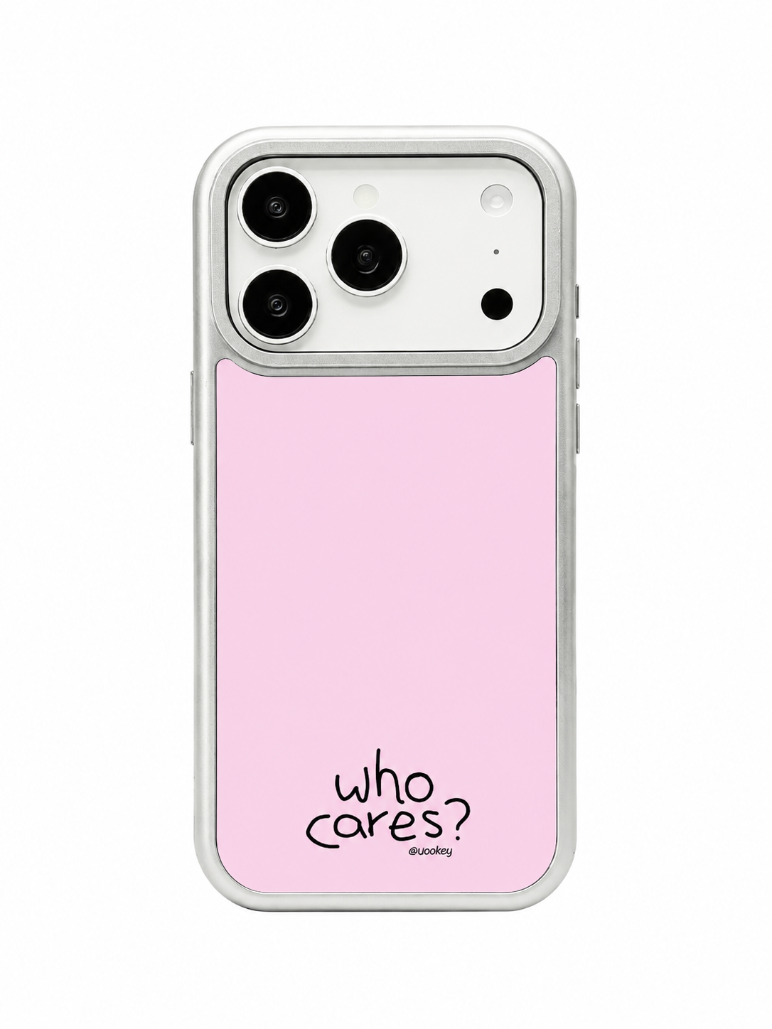 Glossy Light Pink iPhone Case