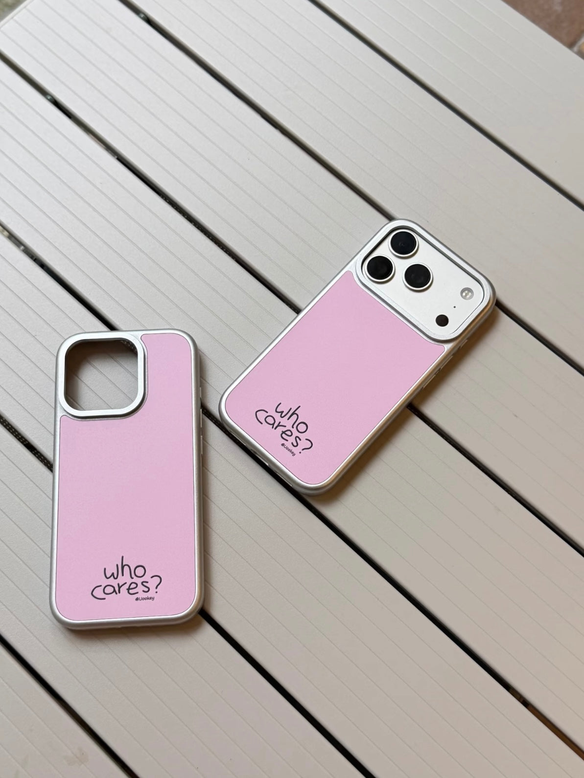 Glossy Light Pink iPhone Case