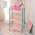 Pink 3-Layer Storage Shelf