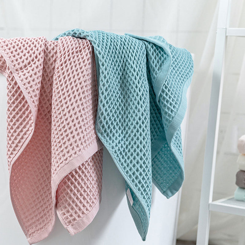 Cotton Waffle Bath Towel - Japanese Design