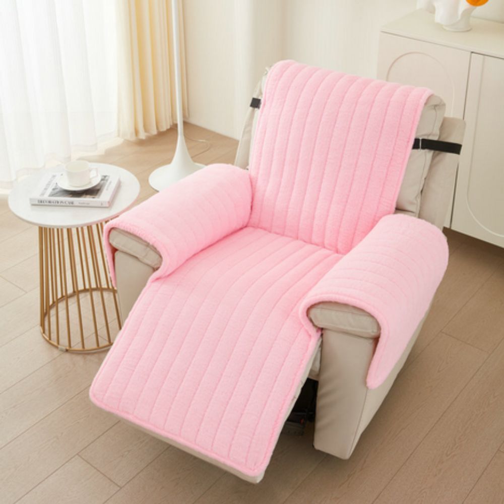 Snug Weave Recliner Cover Pastel Pink
