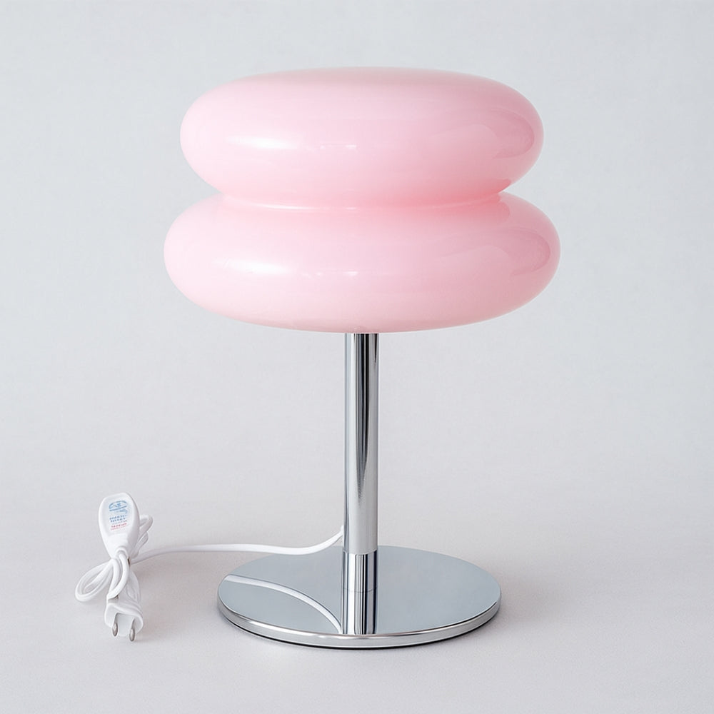 Mariel Medieval Trichromatic Table Decor Lamp Pink Mist