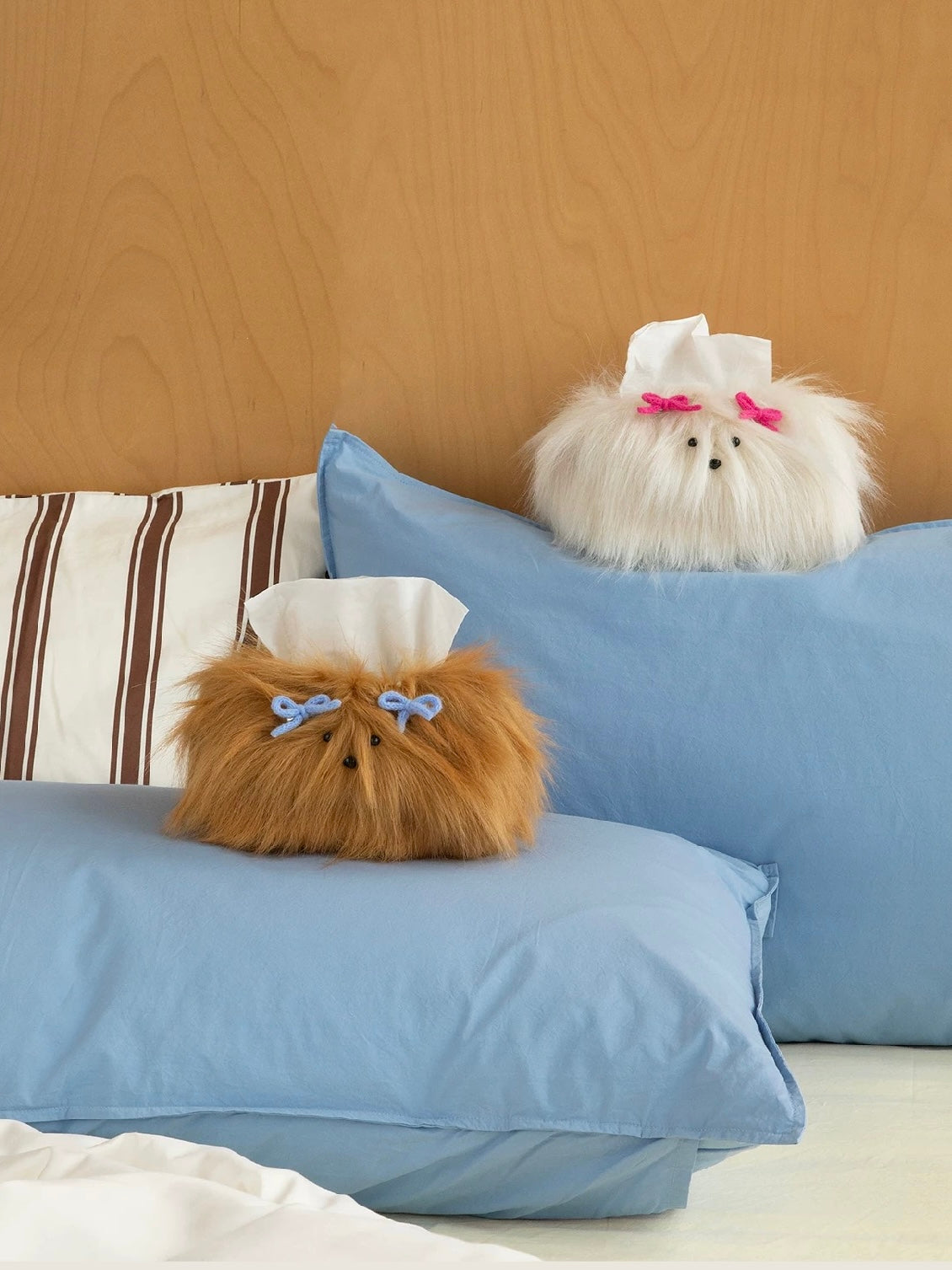 Coquette Plush Tissue Box Cover