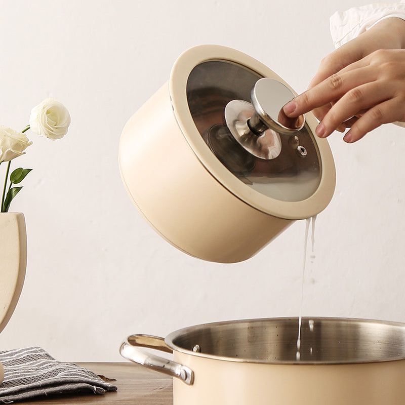 Maison Beige Stainless Cookware Set