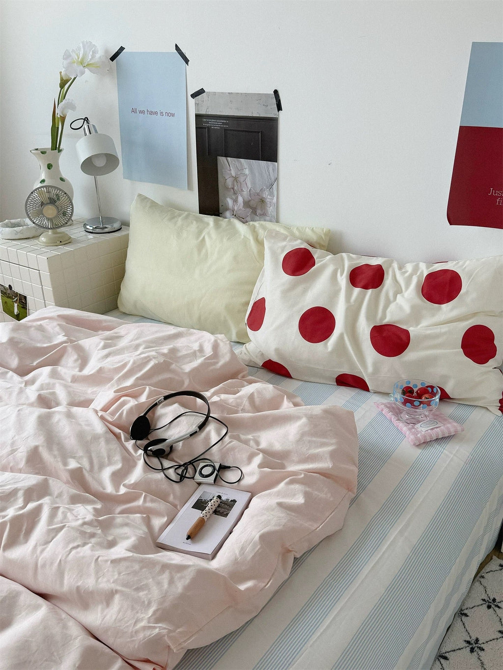 Preppy Polka Dot Bedding Set