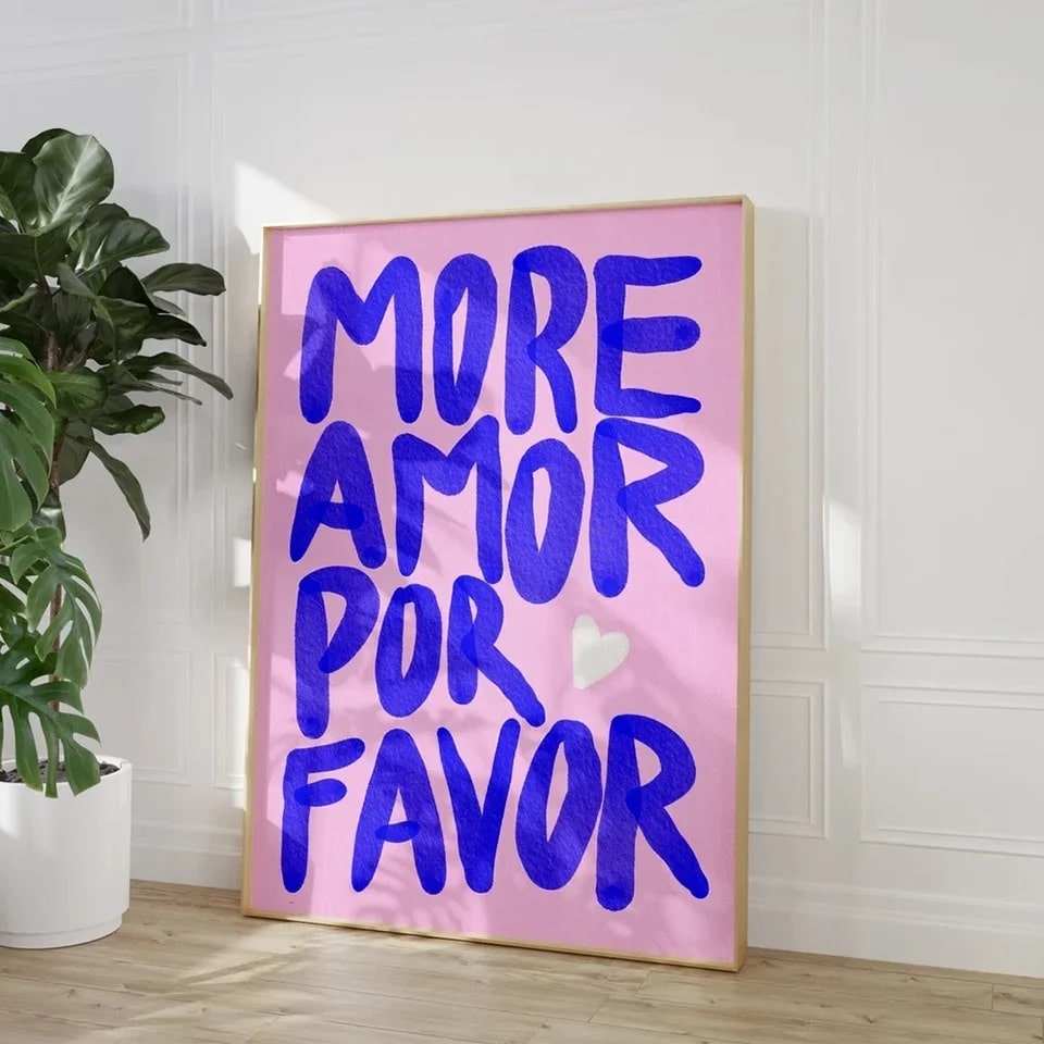 More Amor Wall Poster 4