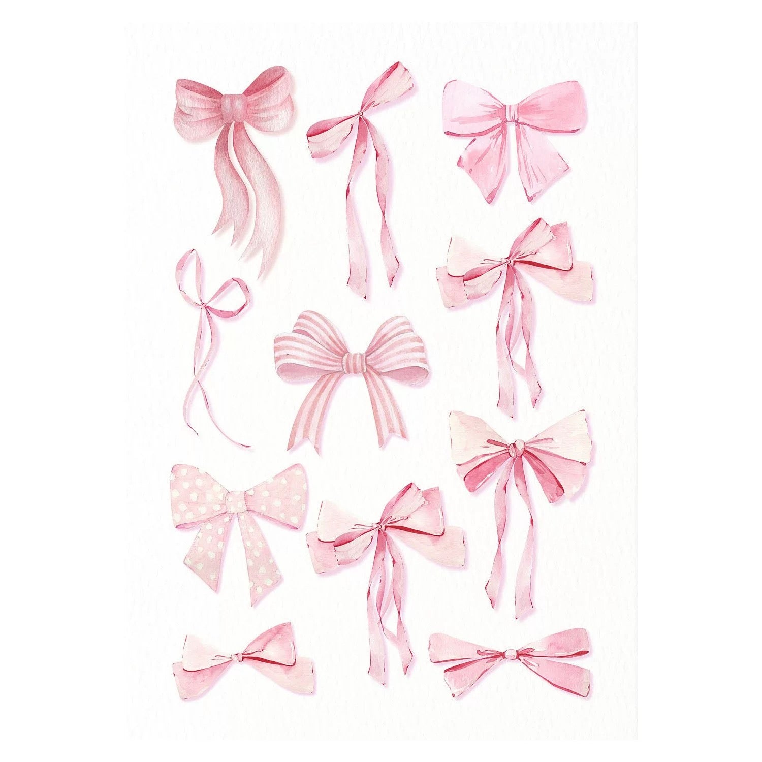Pink Bow Coquette Poster C