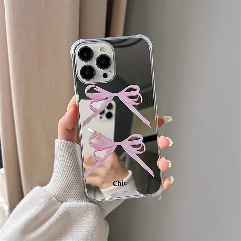 Pink Mirror iPhone Case