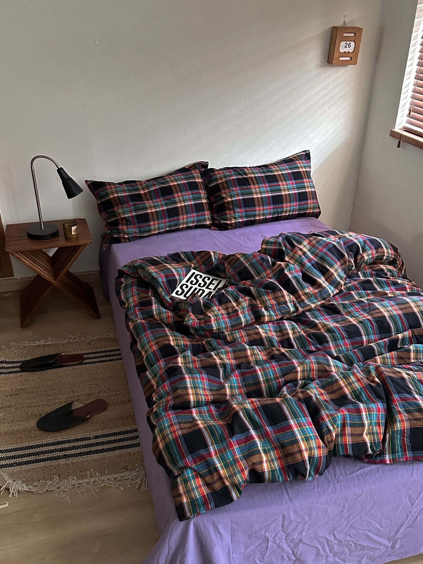 Dark Academia Tartan Duvet Cover Set