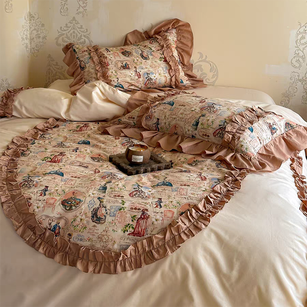 Princess Oil Painting Duvet Cover