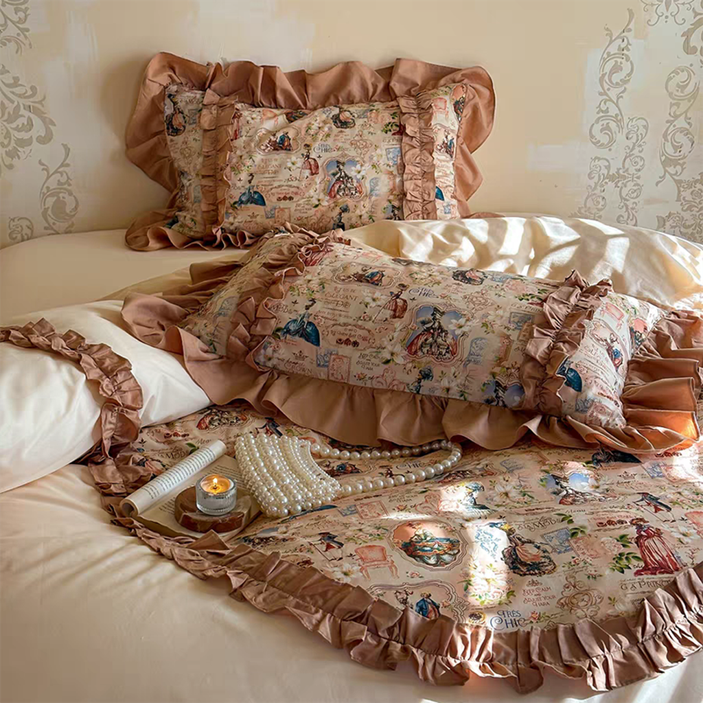 Princess Oil Painting Duvet Cover