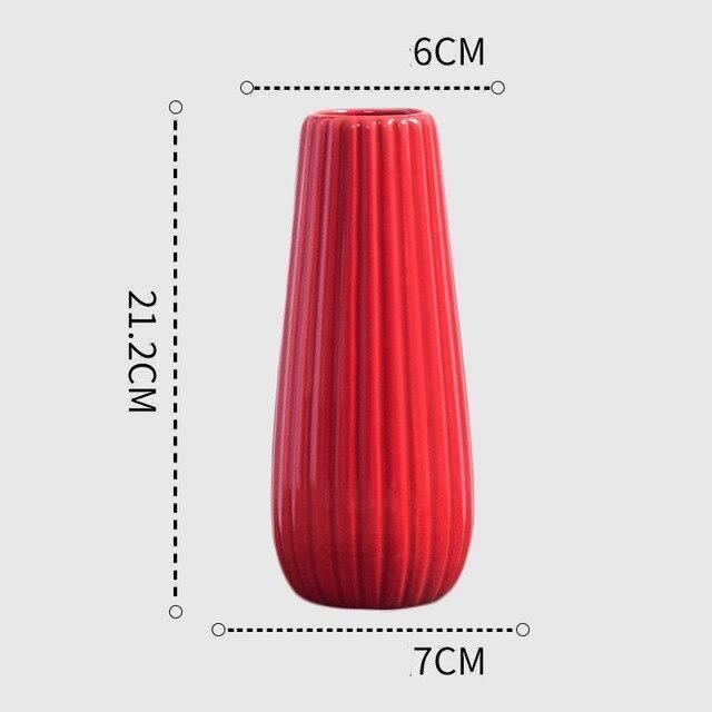 Scarlet Elegance Curve Vase As shown 7