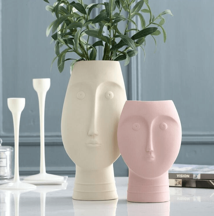 Monte - Ceramic Face Vases