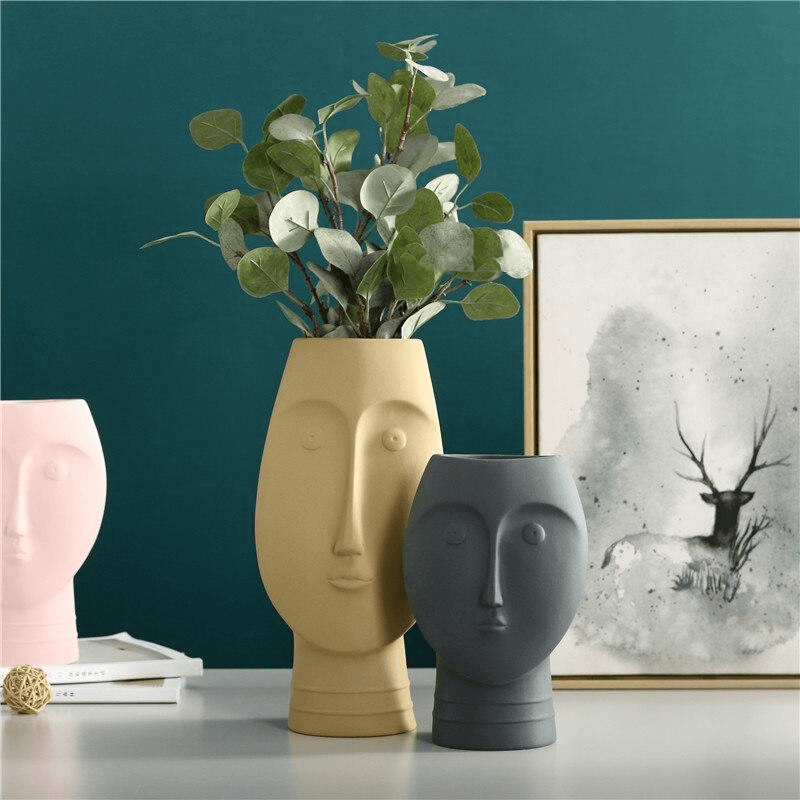 Monte - Ceramic Face Vases