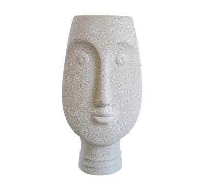 Monte - Ceramic Face Vases Natural L