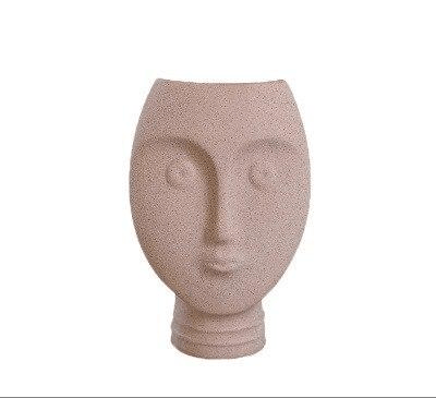 Monte - Ceramic Face Vases Dusty Rose M