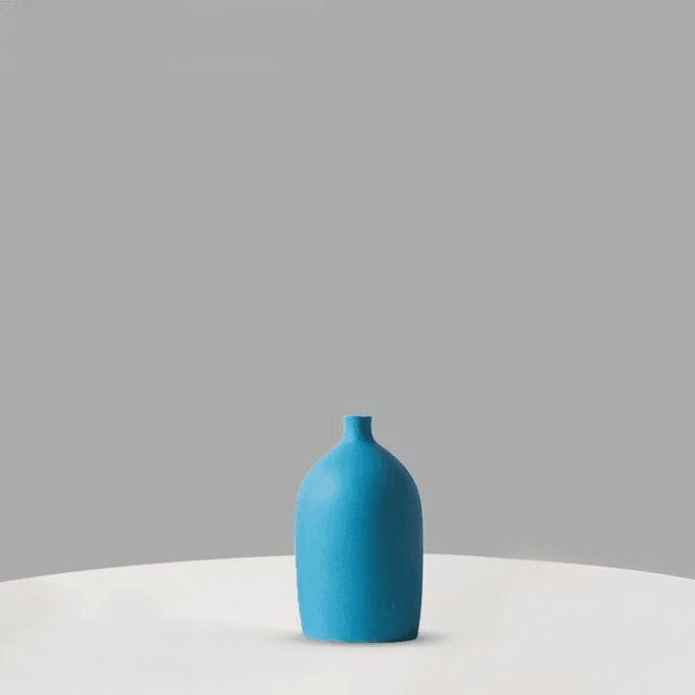 Vibrant Ceramic Vases 14x7cm DeepSkyBlue