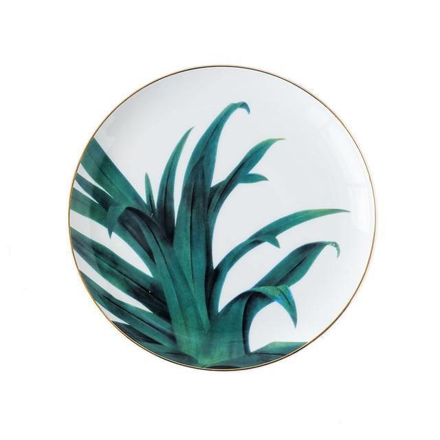 Tropical Ceramic Dishware C 8 inches