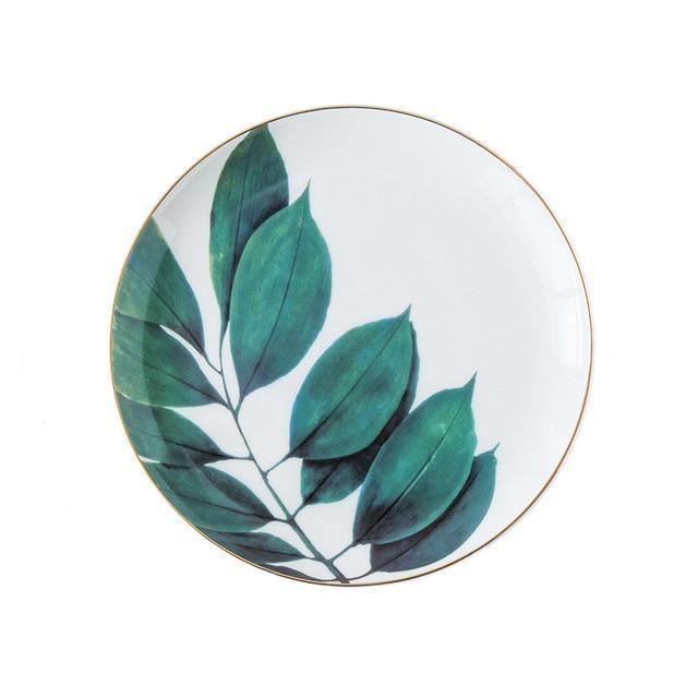 Tropical Ceramic Dishware D 8 inches