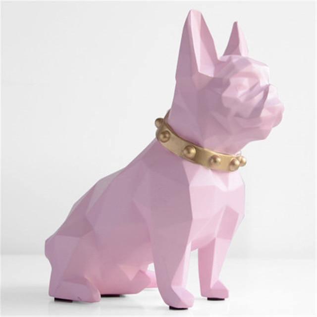 Max the Frenchie Money Piggy Bank Pink