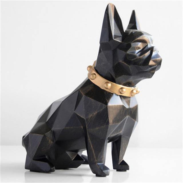 Max the Frenchie Money Piggy Bank Black