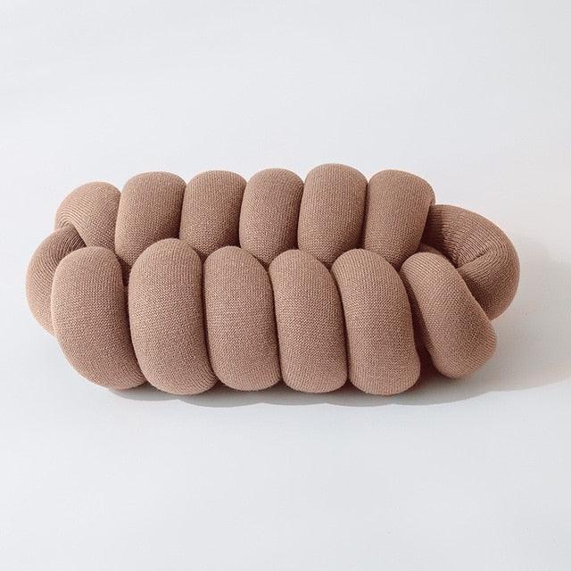 Knot & Snuggle Pillow BurlyWood