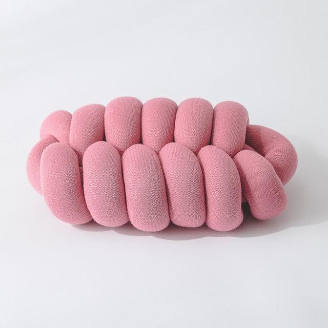 Knot & Snuggle Pillow PaleVioletRed