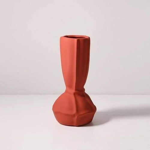Alyx Textured Ceramic Vessels Red 23x9cm