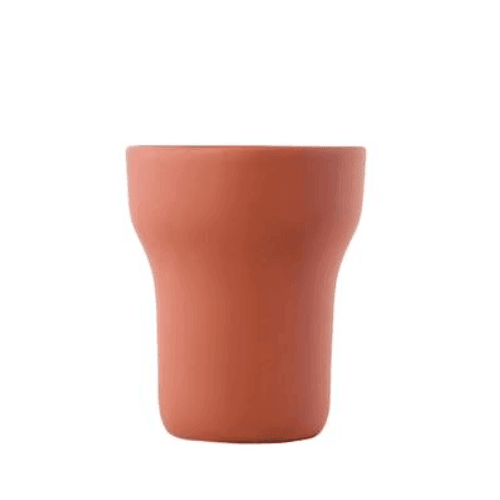Franz Palette Clay Blossom Vase Salmon