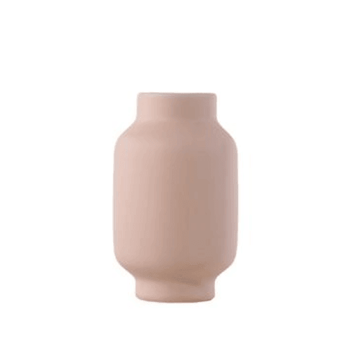 Franz Palette Clay Blossom Vase MistyRose