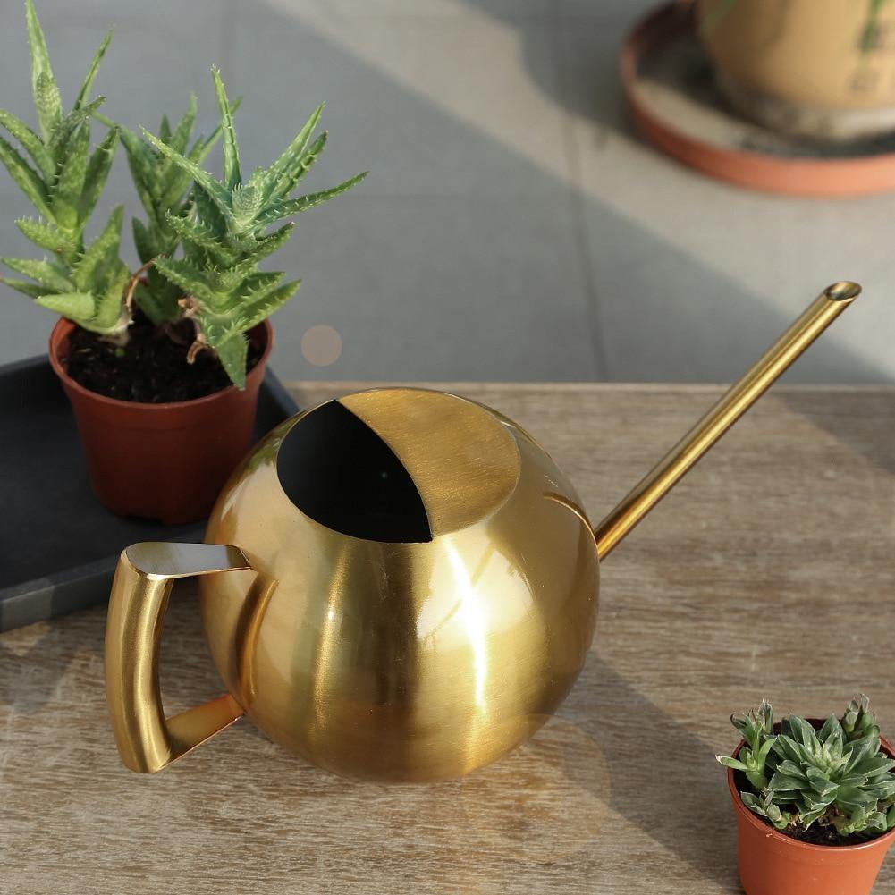 Round Flexible Stainless Steel Watering Can