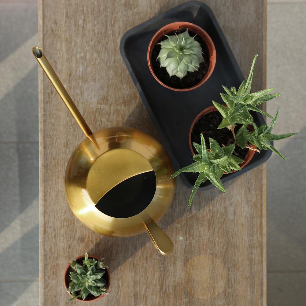 Round Flexible Stainless Steel Watering Can
