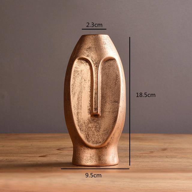 ElongaFace™ Ceramic Vase Peru Rounded