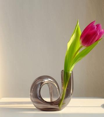 Artful Loop Hydroponic Vessel Grey