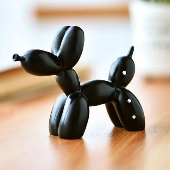 Puppy Balloon Animal Sculpture Black