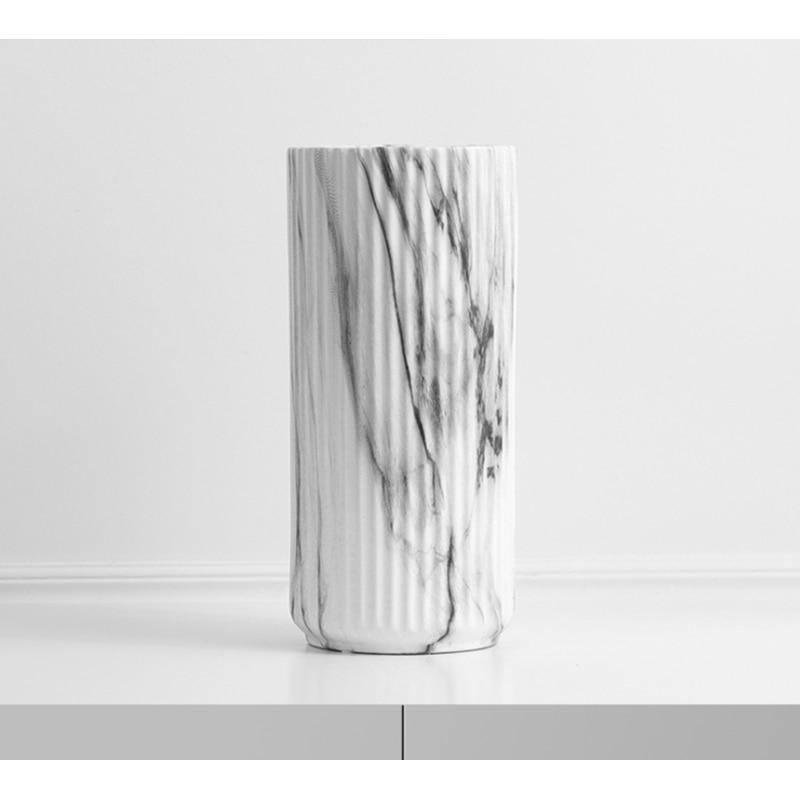 GeoMarble™ Elegance Vase L 9.5 x 10 x 23.5cm
