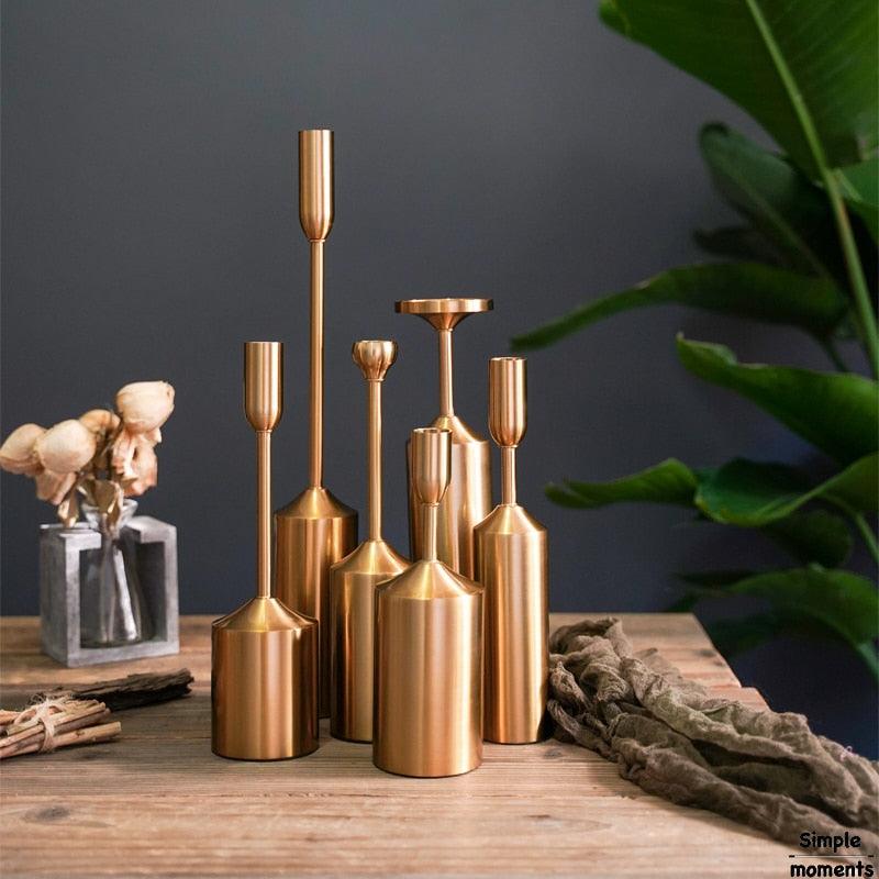 Gold Candle Stands