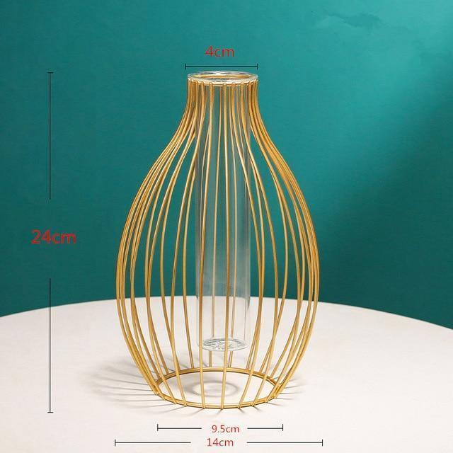 LumeGrid™ - Geometric Flower Vase