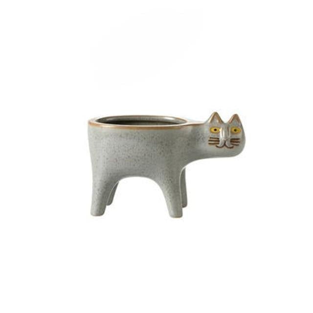 Purrfect Planter Light Grey