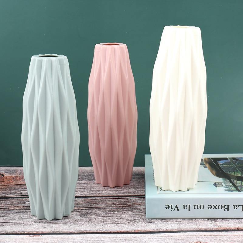 Angular Slim Floral Vase