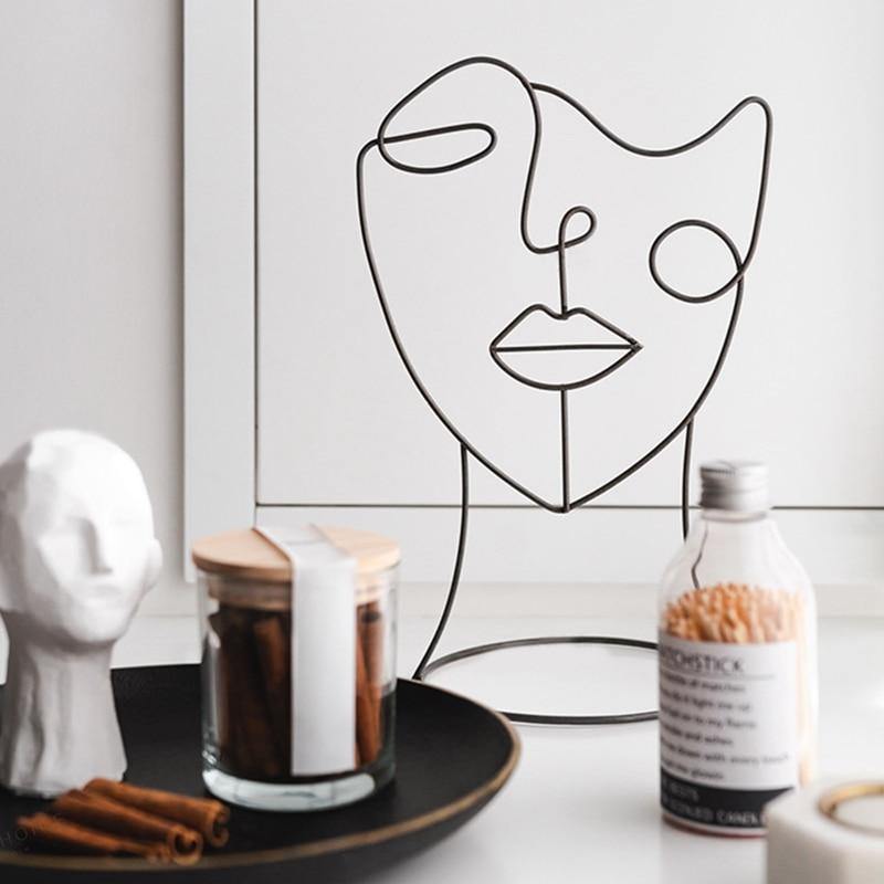Frida Abstract Silhouette Sculpture